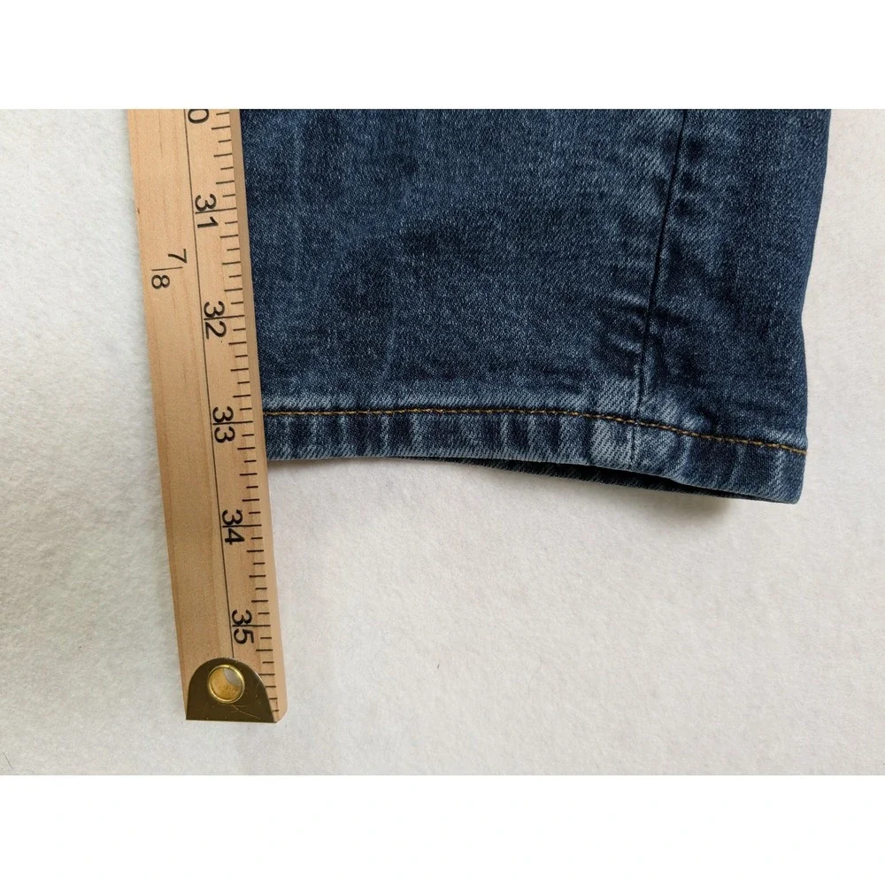 American Eagle Mens Jeans 32 x 36 Athletic Fit Airflex Dark‎ Wash Blue